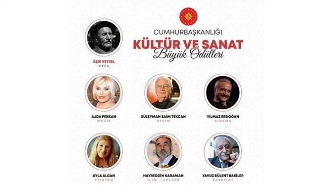 Cumhurbaşkanlığı Kültür ve Sanat Büyük Ödülleri sahiplerini buldu