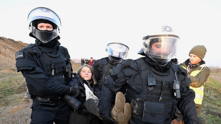 Greta Thunberg arrested in Germany