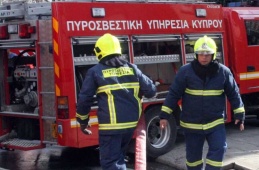 Fire in Nicosia causes extensive damage to car