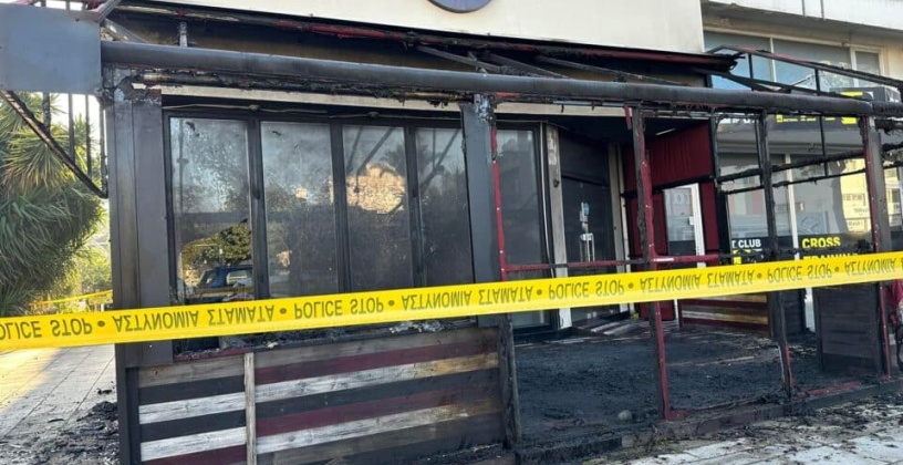 Police suspect arson after coffee shop fire in Kaimakli